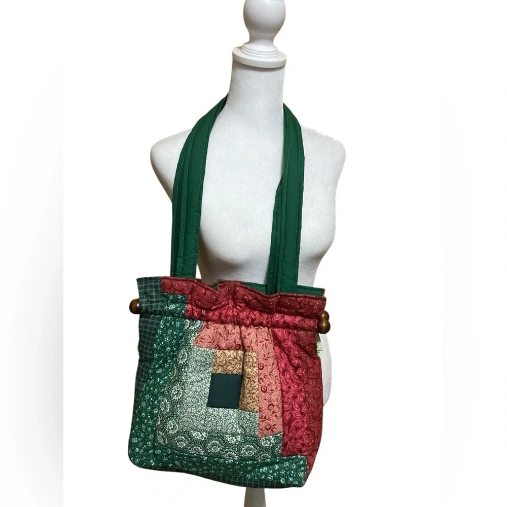 Handmade Patchwork Cottagecore Boho Multicolor Purse.